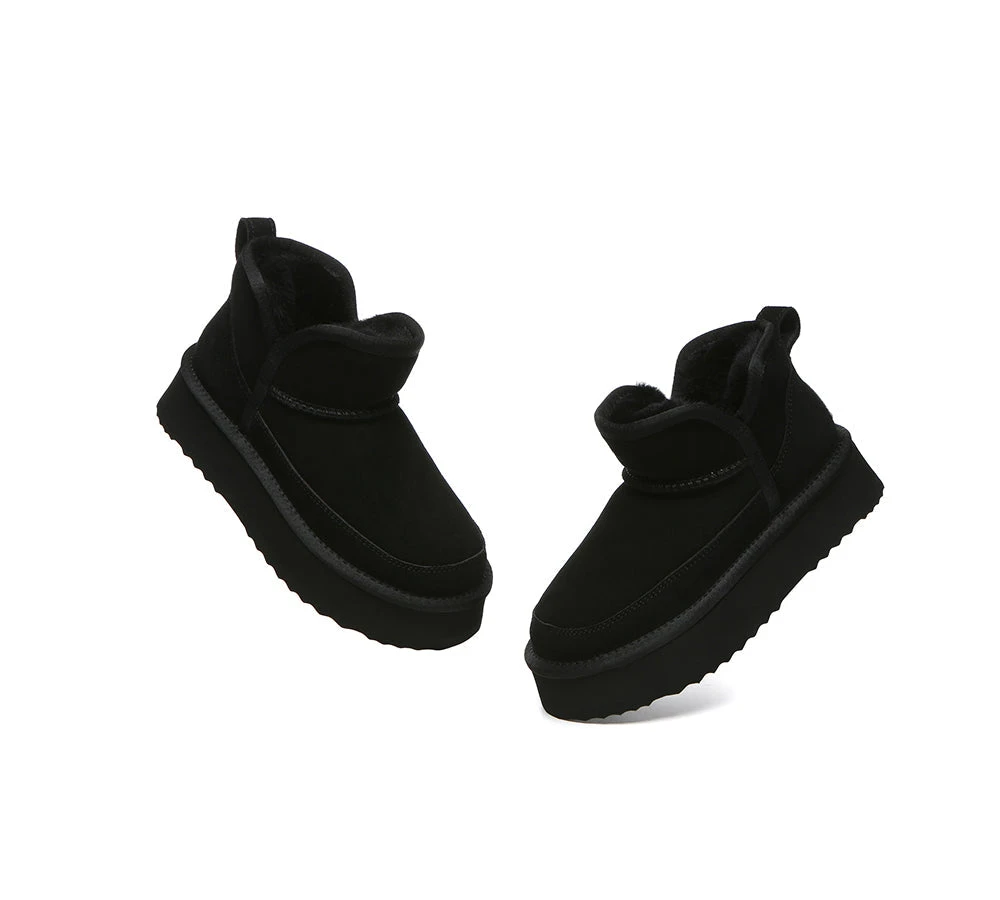 UGG Boots Sheepskin Wool Ankle Platform Vesper 20 UGG Boots Sheepskin Wool Ankle Platform Vesper - Image 18