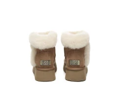 UGG Boots Women Sheepskin Wool Shearling Lined Mini Platform Kazzi 23 UGG Boots Women Sheepskin Wool Shearling Lined Mini Platform Kazzi -Shoe Store PF0A9227