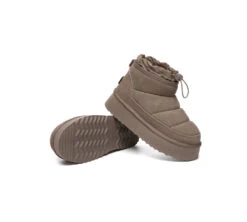 UGG EVERAU Picken Sheepskin Ankle Boots Women’s Platform Winter Style 31 UGG EVERAU Picken Sheepskin Ankle Boots Women’s Platform Winter Style -Shoe Store PF0A9270