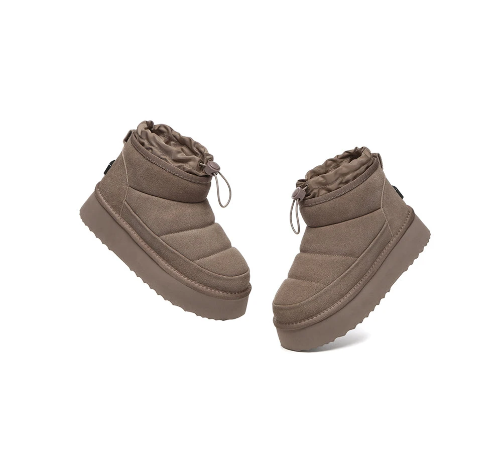 UGG EVERAU Picken Sheepskin Ankle Boots Women’s Platform Winter Style 14 UGG EVERAU Picken Sheepskin Ankle Boots Women’s Platform Winter Style - Image 12