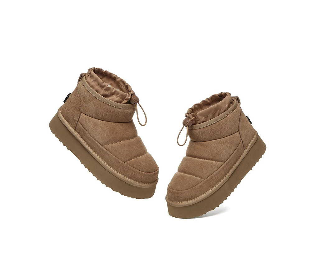 UGG EVERAU Picken Sheepskin Ankle Boots Women’s Platform Winter Style 8 UGG EVERAU Picken Sheepskin Ankle Boots Women’s Platform Winter Style - Image 6