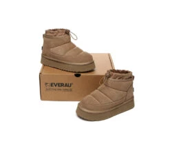 UGG EVERAU Picken Sheepskin Ankle Boots Women’s Platform Winter Style 26 UGG EVERAU Picken Sheepskin Ankle Boots Women’s Platform Winter Style -Shoe Store PF0A9299