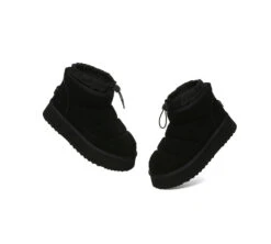 UGG EVERAU Picken Sheepskin Ankle Boots Women’s Platform Winter Style 39 UGG EVERAU Picken Sheepskin Ankle Boots Women’s Platform Winter Style -Shoe Store PF0A9318