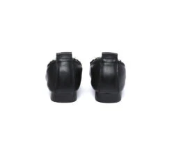 Women Leather Round Toe Metal Buckle Ultra Soft Ballet Flats Blake 35 Women Leather Round Toe Metal Buckle Ultra Soft Ballet Flats Blake -Shoe Store PF0A9668