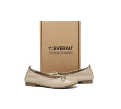 Women Leather Round Toe Metal Buckle Ultra Soft Ballet Flats Blake 39 Women Leather Round Toe Metal Buckle Ultra Soft Ballet Flats Blake -Shoe Store PF0A9707