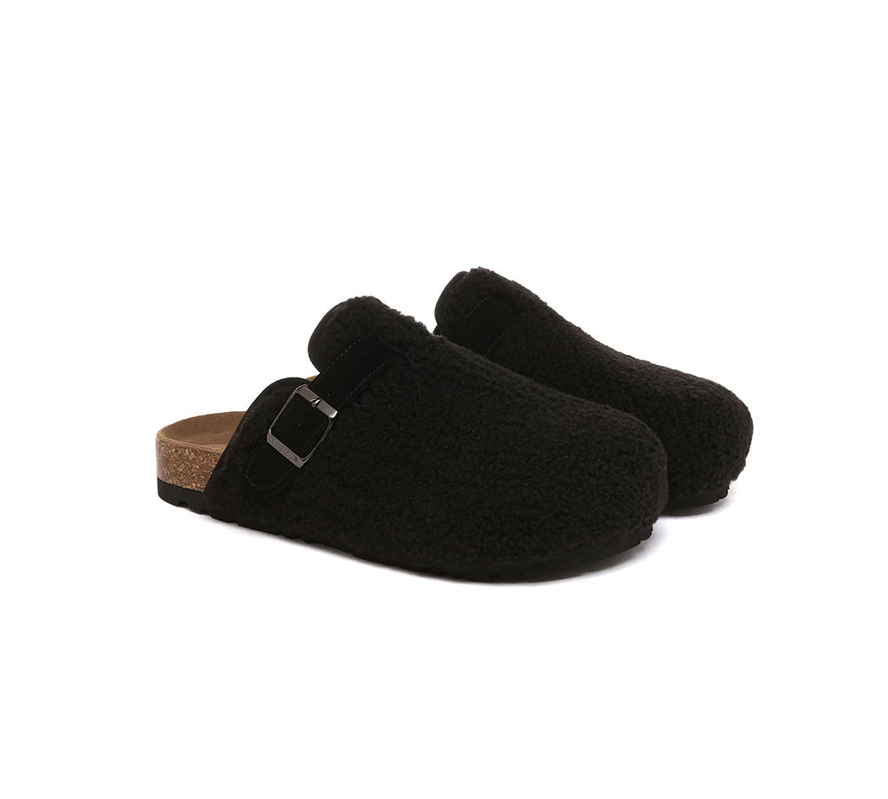 UGG Women Shearling Buckle Sandal Slides Greta 11 UGG Women Shearling Buckle Sandal Slides Greta - Image 9