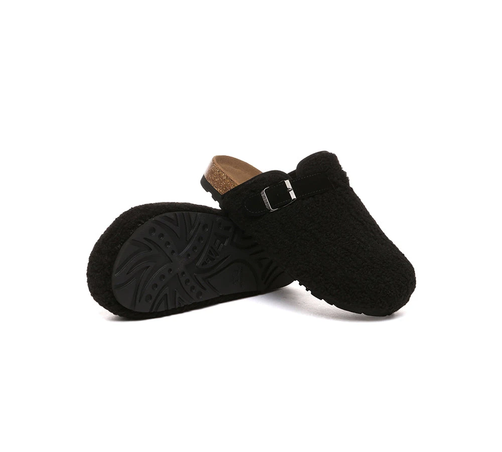 UGG Women Shearling Buckle Sandal Slides Greta 12 UGG Women Shearling Buckle Sandal Slides Greta - Image 10