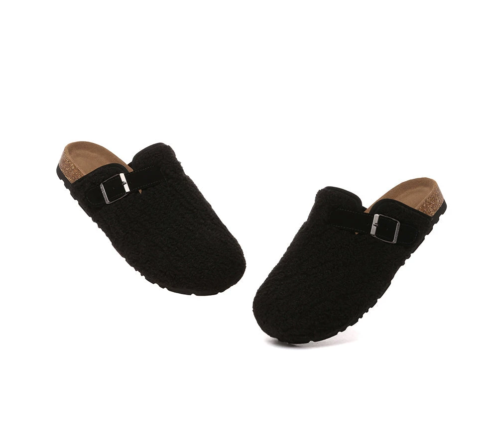 UGG Women Shearling Buckle Sandal Slides Greta 14 UGG Women Shearling Buckle Sandal Slides Greta - Image 12