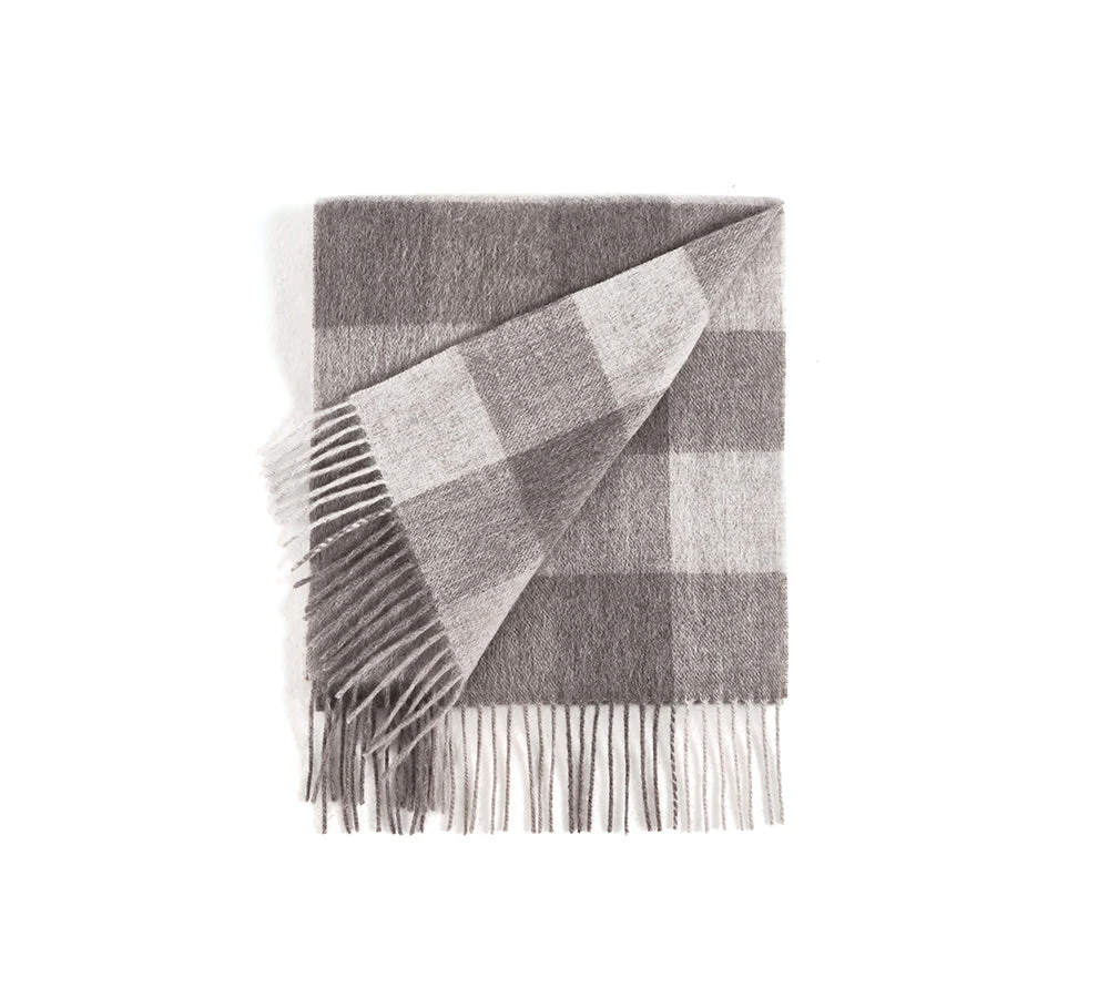 Urban UGG 100% Wool Plaid Pattern Check Scarf Zoe 18 Urban UGG 100% Wool Plaid Pattern Check Scarf Zoe - Image 16