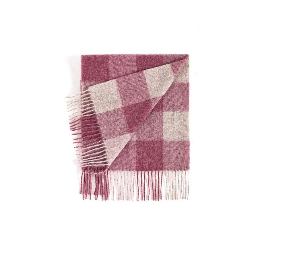 Urban UGG 100% Wool Plaid Pattern Check Scarf Zoe 11 Urban UGG 100% Wool Plaid Pattern Check Scarf Zoe - Image 9