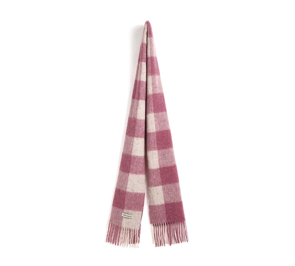 Urban UGG 100% Wool Plaid Pattern Check Scarf Zoe 13 Urban UGG 100% Wool Plaid Pattern Check Scarf Zoe - Image 11