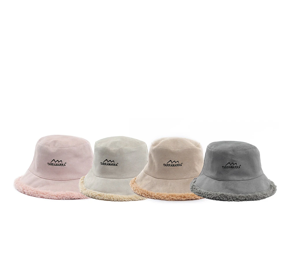 Women's Bucket Hat Winter Fluffy Reversible Hat Vic 3 Women's Bucket Hat Winter Fluffy Reversible Hat Vic