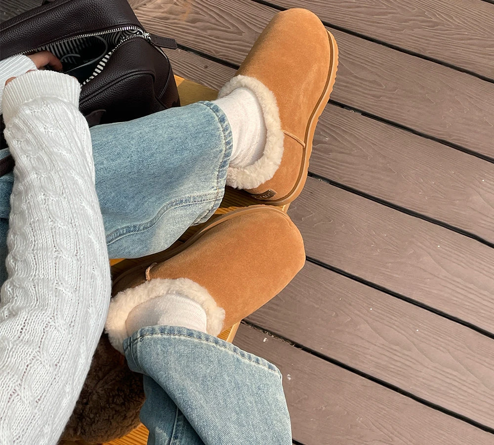 UGG EVERAU Pablo Sheepskin Ankle Slippers For Women 4 UGG EVERAU Pablo Sheepskin Ankle Slippers For Women - Image 2