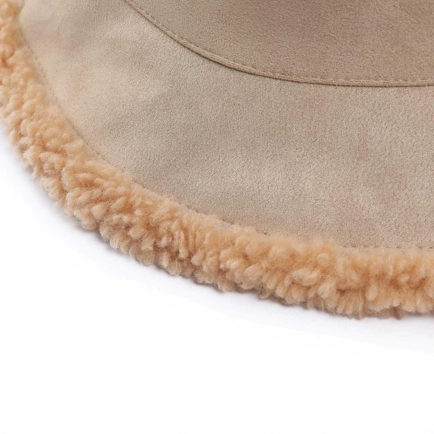 Women's Bucket Hat Winter Fluffy Reversible Hat Vic 17 Women's Bucket Hat Winter Fluffy Reversible Hat Vic - Image 15