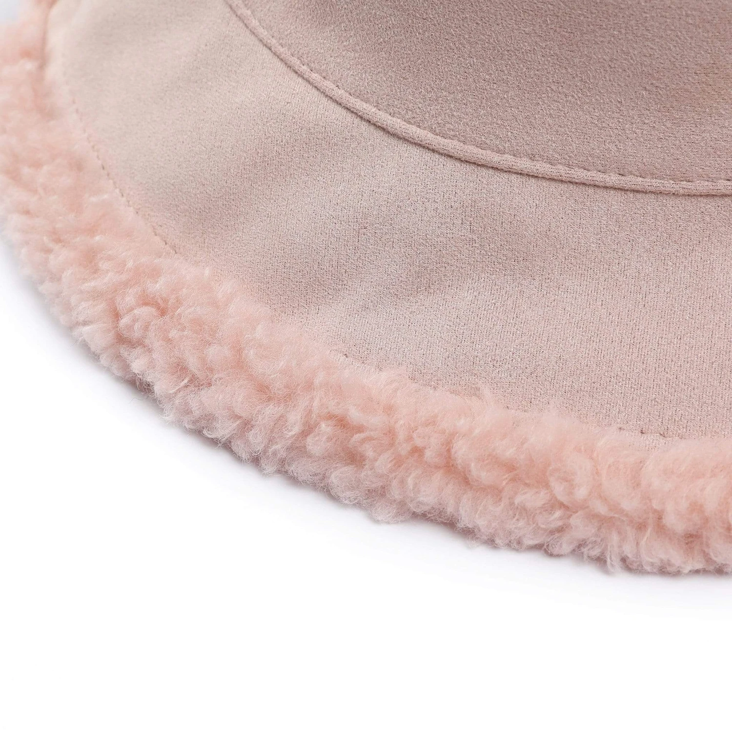 Women's Bucket Hat Winter Fluffy Reversible Hat Vic 6 Women's Bucket Hat Winter Fluffy Reversible Hat Vic - Image 4