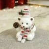 Christmas Snow White Bear Decor 1 Christmas Snow White Bear Decor -Shoe Store christmas snow white bear decor accessories white one size uggoutlet 2353209