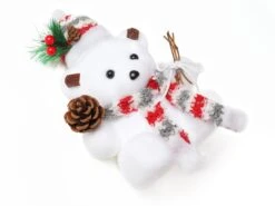 Christmas Snow White Bear Decor -Shoe Store christmas snow white bear decor accessories white one size uggoutlet 3037193