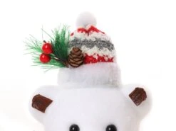 Christmas Snow White Bear Decor -Shoe Store christmas snow white bear decor accessories white one size uggoutlet 8512496