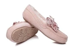 Casual Flats Women Wabbit Moccasin -Shoe Store everau casual flats women wabbit moccasin uggoutlet moccasins pink au ladies 4 au men 2 eu 35 147294
