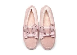 Casual Flats Women Wabbit Moccasin -Shoe Store everau casual flats women wabbit moccasin uggoutlet moccasins pink au ladies 4 au men 2 eu 35 559101