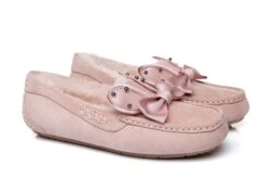 Casual Flats Women Wabbit Moccasin -Shoe Store everau casual flats women wabbit moccasin uggoutlet moccasins pink au ladies 4 au men 2 eu 35 704825