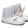 Kids Sheepskin Wool Boots Unicorn