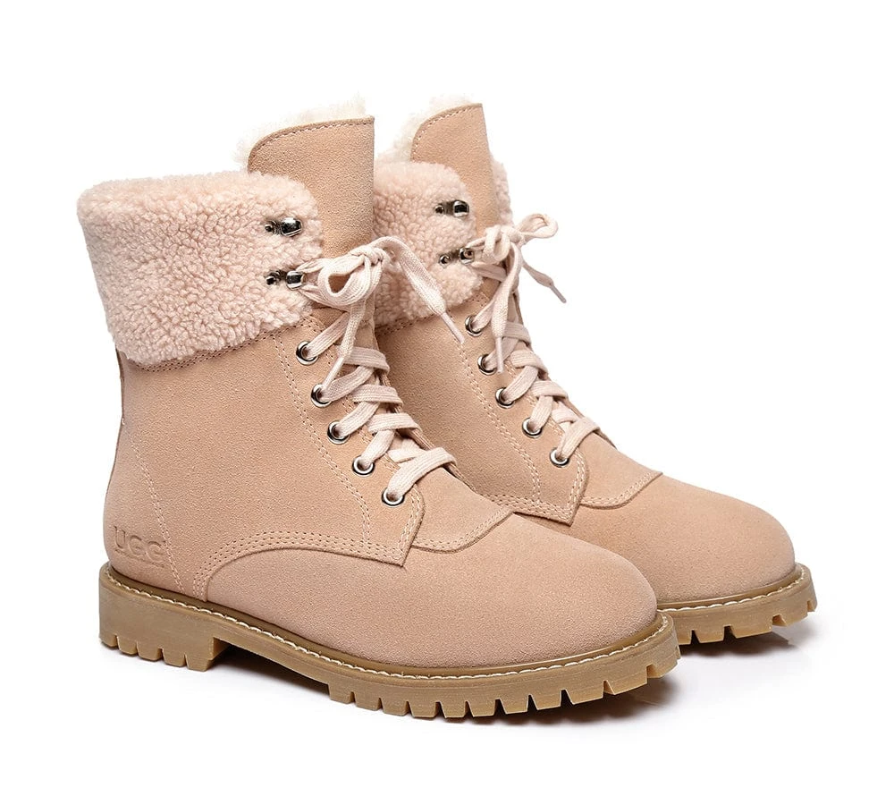 UGG Boots Women Fashion Chunky Sheepskin Wool Boots Mina 19 UGG Boots Women Fashion Chunky Sheepskin Wool Boots Mina - Image 17