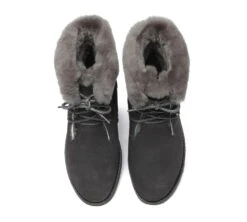 Women Lace Up Ankle Fashion Sheepskin Boots Bonnie 26 Women Lace Up Ankle Fashion Sheepskin Boots Bonnie -Shoe Store fashion boots lace up ankle fashion sheepskin women boots bonnie 10