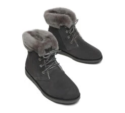 Women Lace Up Ankle Fashion Sheepskin Boots Bonnie 24 Women Lace Up Ankle Fashion Sheepskin Boots Bonnie -Shoe Store fashion boots lace up ankle fashion sheepskin women boots bonnie 6