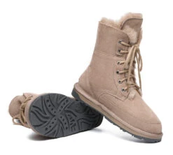 UGG Women Boots Sheepskin Wool Lace Up Ankle Fashion Boots Pathfinder -Shoe Store fashion boots lace up ankle fashion sheepskin women boots pathfinder 13