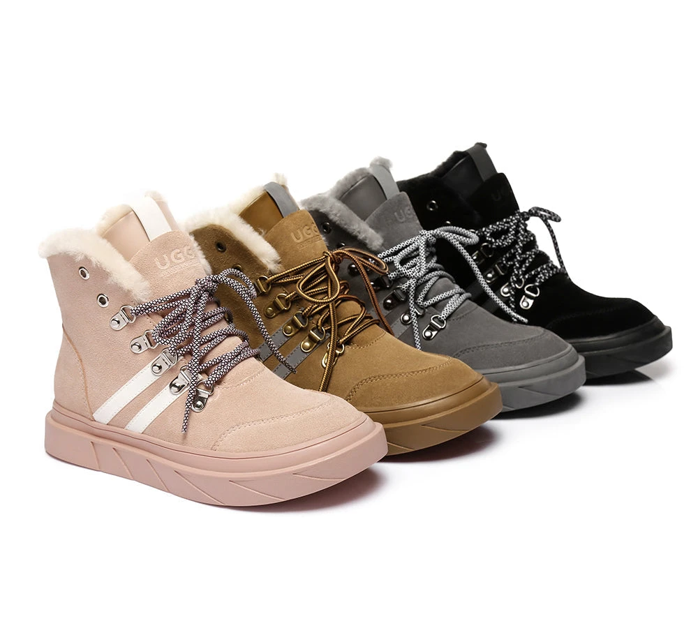 Women Boots Lace Up Fashion Sneakers Vicki 3 Women Boots Lace Up Fashion Sneakers Vicki