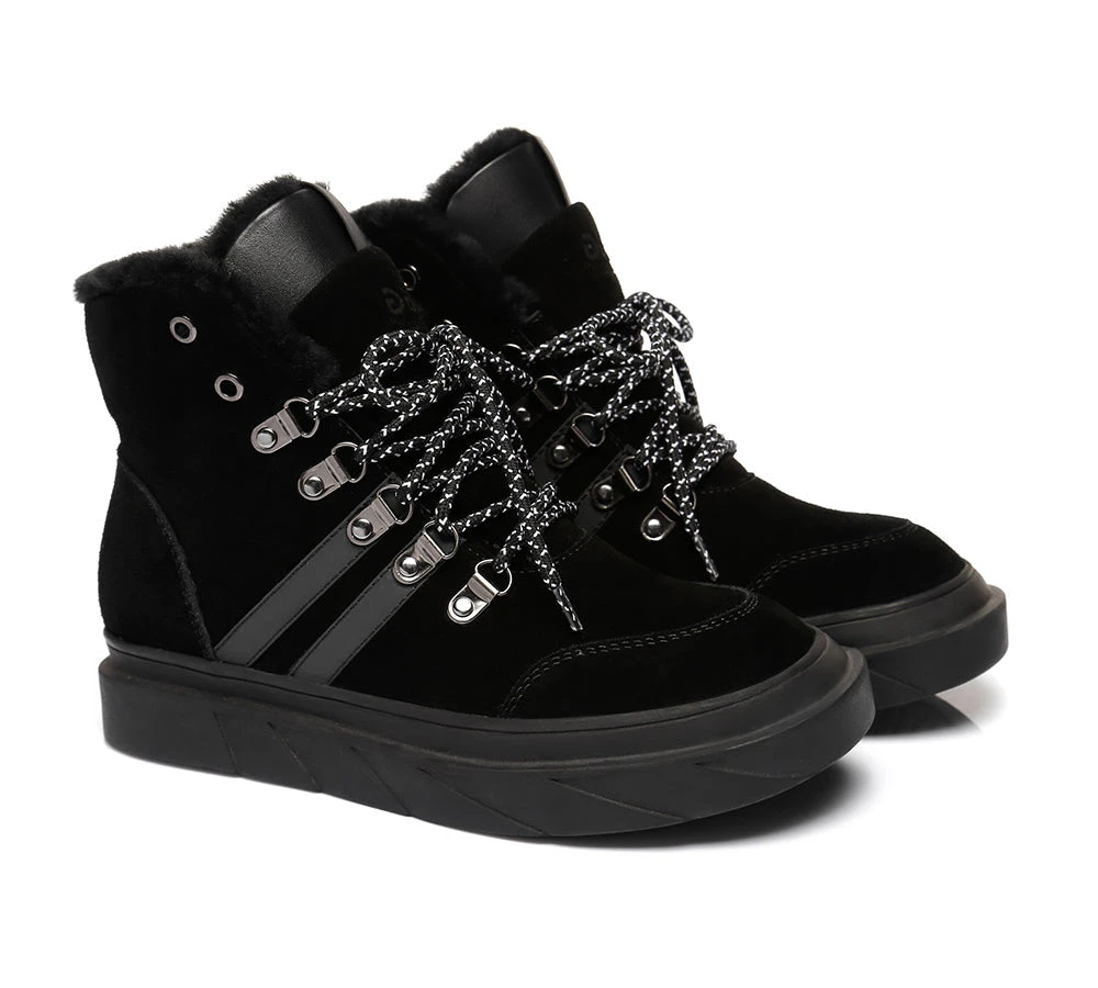 Women Boots Lace Up Fashion Sneakers Vicki 15 Women Boots Lace Up Fashion Sneakers Vicki - Image 13