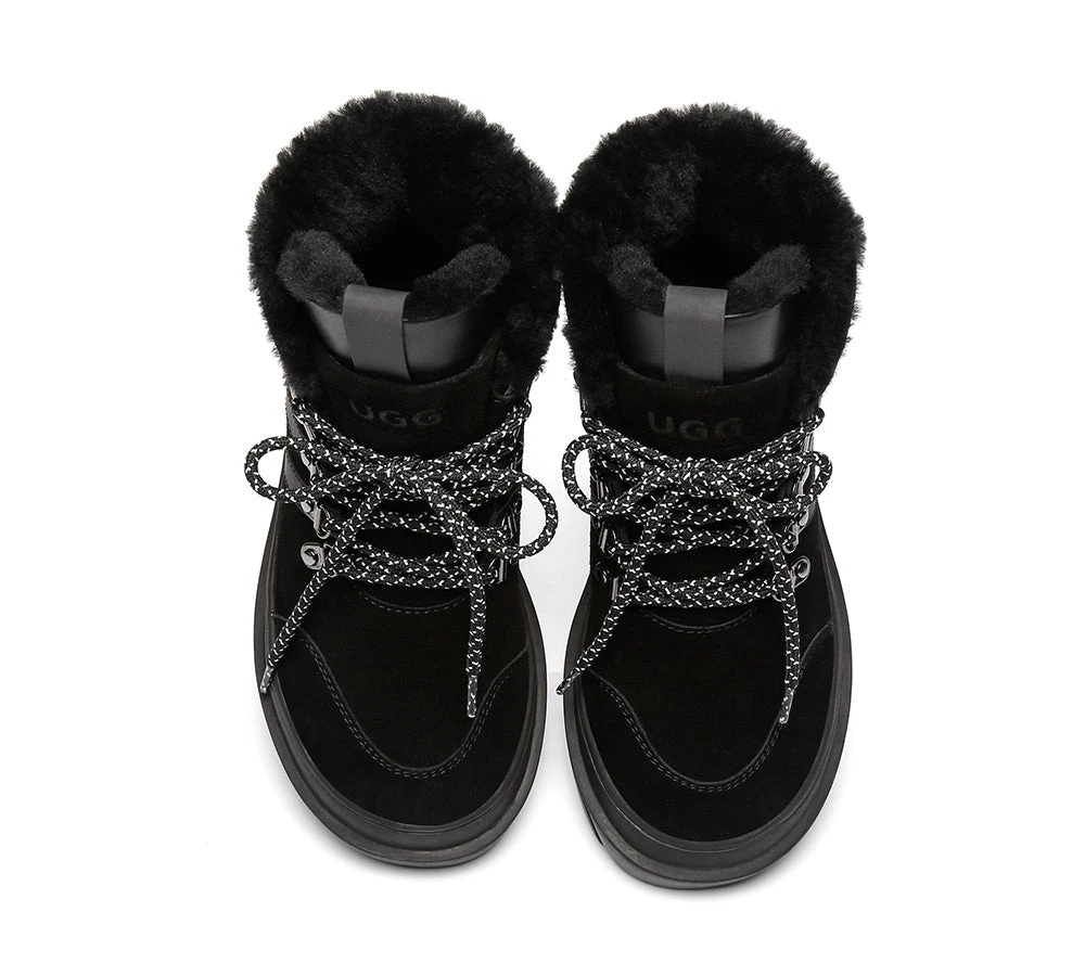 Women Boots Lace Up Fashion Sneakers Vicki 18 Women Boots Lace Up Fashion Sneakers Vicki - Image 16