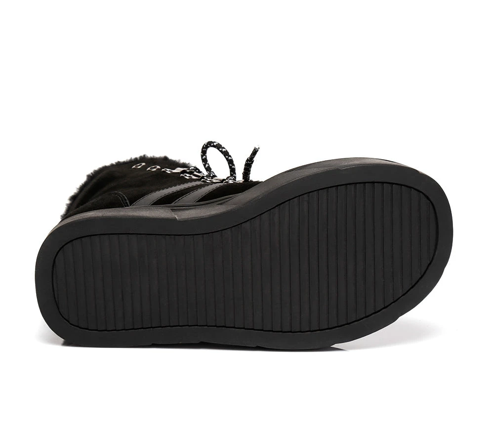 Women Boots Lace Up Fashion Sneakers Vicki 19 Women Boots Lace Up Fashion Sneakers Vicki - Image 17