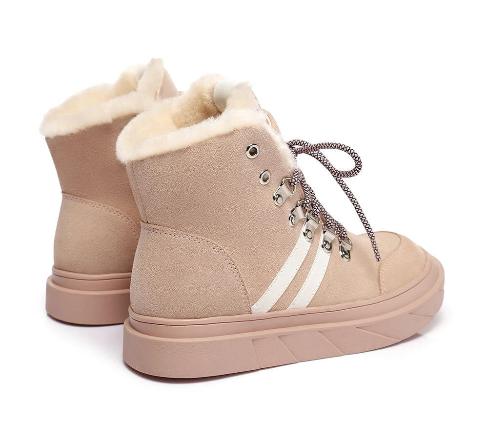 Women Boots Lace Up Fashion Sneakers Vicki 7 Women Boots Lace Up Fashion Sneakers Vicki - Image 5