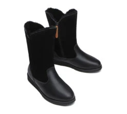 Premium Leather Zipper Mid Calf Women Boots Bryanna 14 Premium Leather Zipper Mid Calf Women Boots Bryanna -Shoe Store fashion boots premium leather zipper mid calf women boots bryanna 5