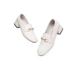 Women Leather Low Block Heels Mia -Shoe Store fashion leather low block heels women mia 13