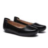 All-Black Leather Women Ballet Flat Fern 2 All-Black Leather Women Ballet Flat Fern -Shoe Store flats all black leather women ballet flat fern 1