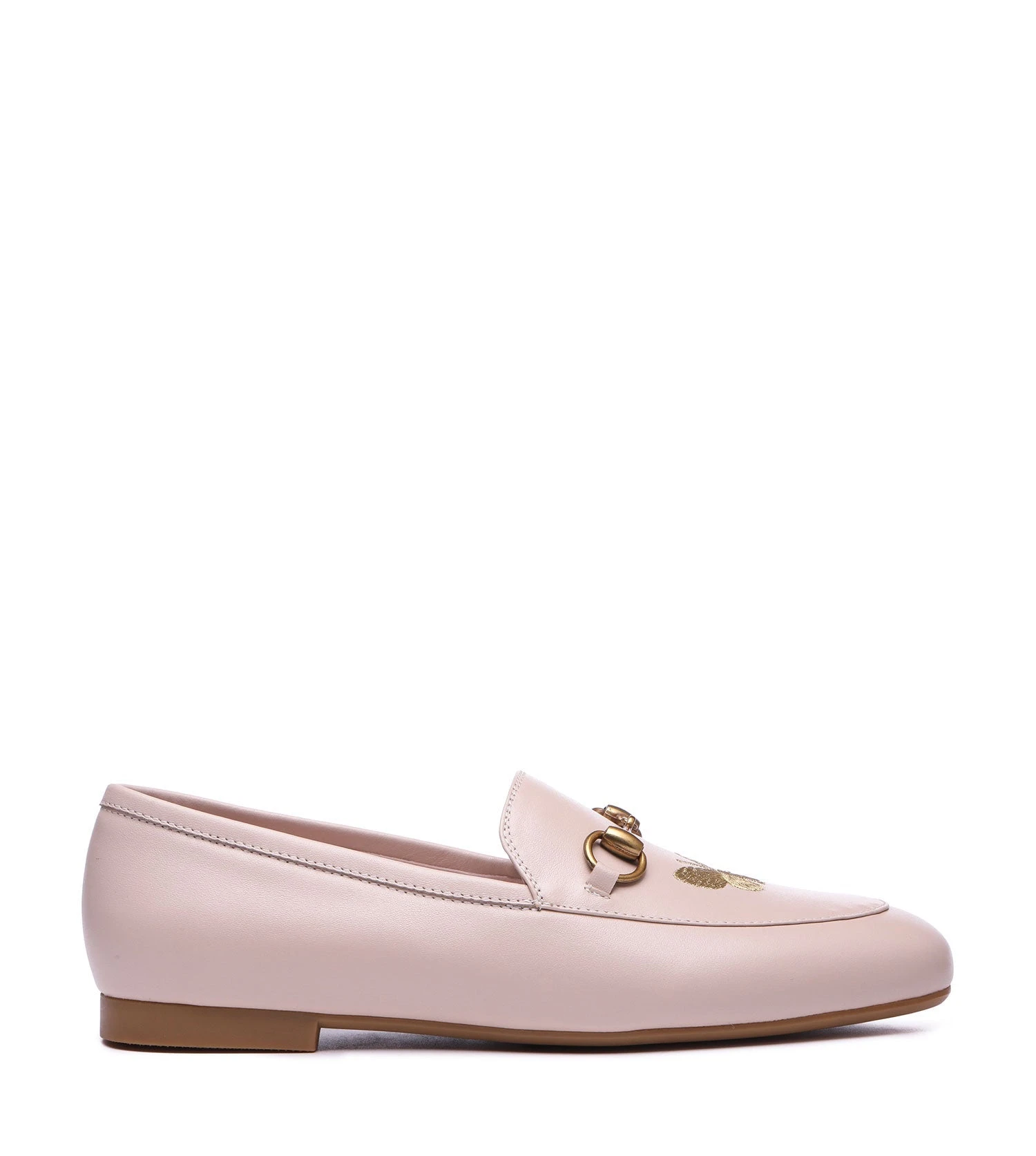 Everau Pink Loafer With Metal Buckle And Butterfly Embroidery 4 Everau Pink Loafer With Metal Buckle And Butterfly Embroidery - Image 2