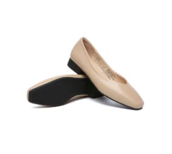 Women Flats Leather Square Toe Ballet Flats 19 Women Flats Leather Square Toe Ballet Flats -Shoe Store flats women ballet leather square toe flats 3
