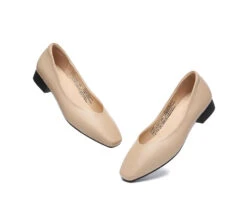 Women Flats Leather Square Toe Ballet Flats 21 Women Flats Leather Square Toe Ballet Flats -Shoe Store flats women ballet leather square toe flats 5