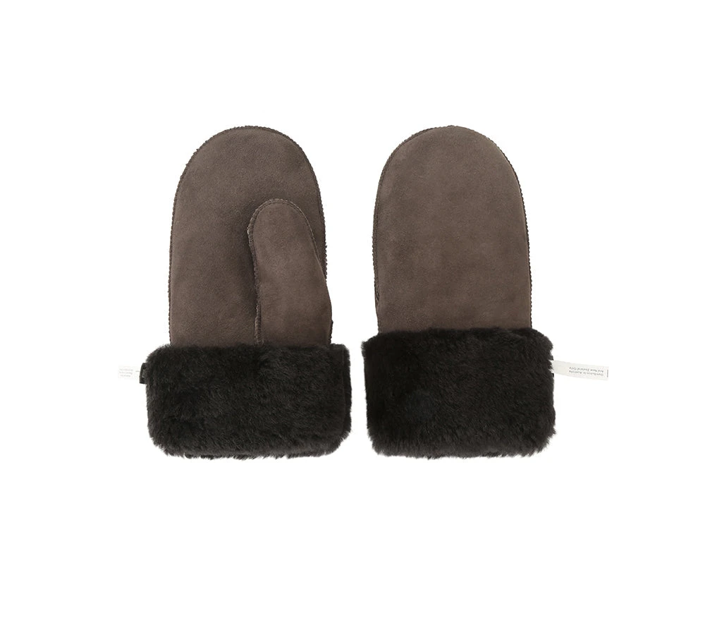 UGG Gloves Fluffy Sheepskin Wool Men Mittens 13 UGG Gloves Fluffy Sheepskin Wool Men Mittens - Image 11