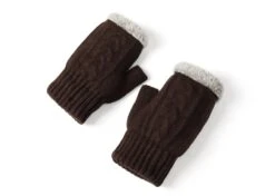 Fingerless Double-layer Ultra Plush Knit Gloves Typing Mittens 32 Fingerless Double-layer Ultra Plush Knit Gloves Typing Mittens -Shoe Store gloves fingerless double layer ultra plush knit gloves 11