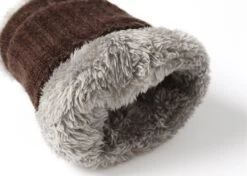 Fingerless Double-layer Ultra Plush Knit Gloves Typing Mittens 33 Fingerless Double-layer Ultra Plush Knit Gloves Typing Mittens -Shoe Store gloves fingerless double layer ultra plush knit gloves 12