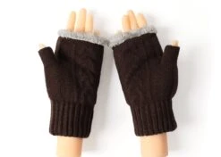 Fingerless Double-layer Ultra Plush Knit Gloves Typing Mittens 34 Fingerless Double-layer Ultra Plush Knit Gloves Typing Mittens -Shoe Store gloves fingerless double layer ultra plush knit gloves 13