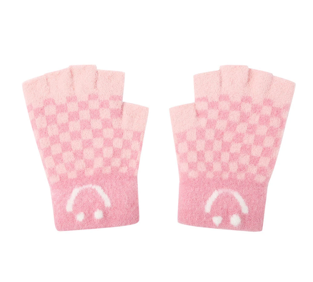 Kids Knit Fingerless Ultra Plush Knit Gloves Mittens 17 Kids Knit Fingerless Ultra Plush Knit Gloves Mittens - Image 15