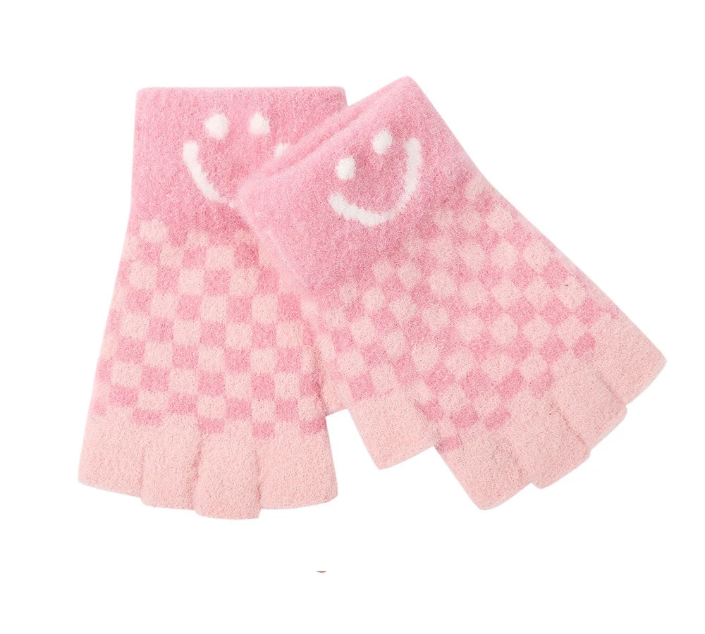 Kids Knit Fingerless Ultra Plush Knit Gloves Mittens 19 Kids Knit Fingerless Ultra Plush Knit Gloves Mittens - Image 17