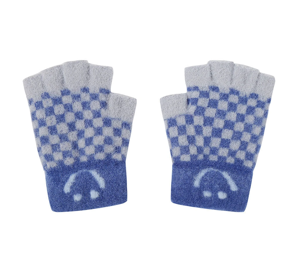 Kids Knit Fingerless Ultra Plush Knit Gloves Mittens 5 Kids Knit Fingerless Ultra Plush Knit Gloves Mittens - Image 3