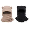 Hat Scarf And Gloves 3 In 1 Cute Bear Plush Hat