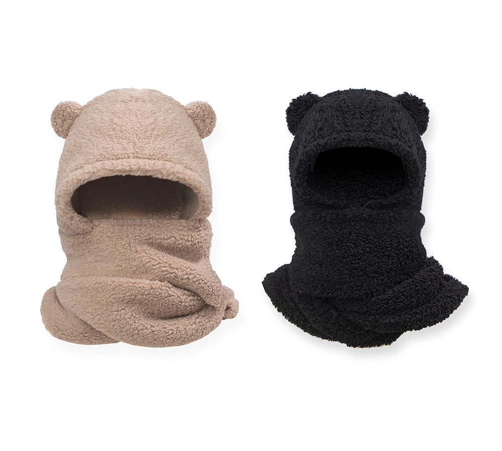 Hat Scarf And Gloves 3 In 1 Cute Bear Plush Hat 3 Hat Scarf And Gloves 3 In 1 Cute Bear Plush Hat